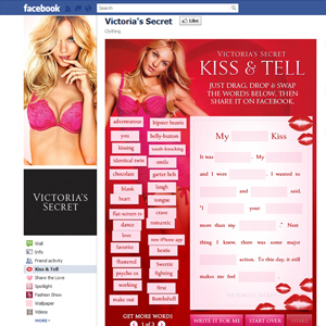 Campaña de San Valentín de Victoria Secret